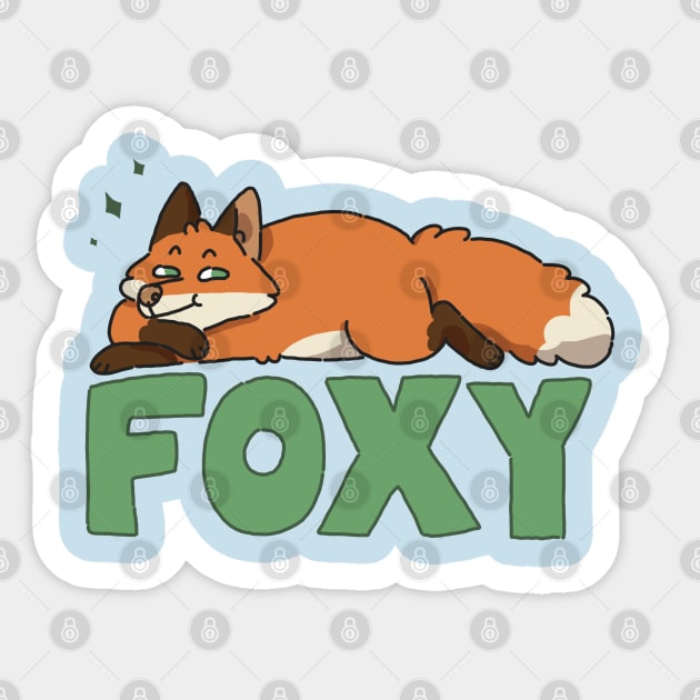 Foxy Fox Sticker by goccart